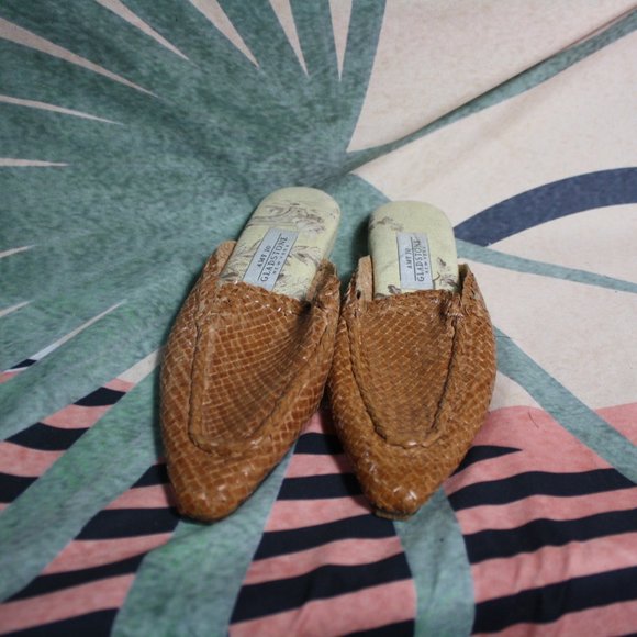 Amy Jo Gladstone New York *VTG* Mules 🌵 M - Picture 1 of 12